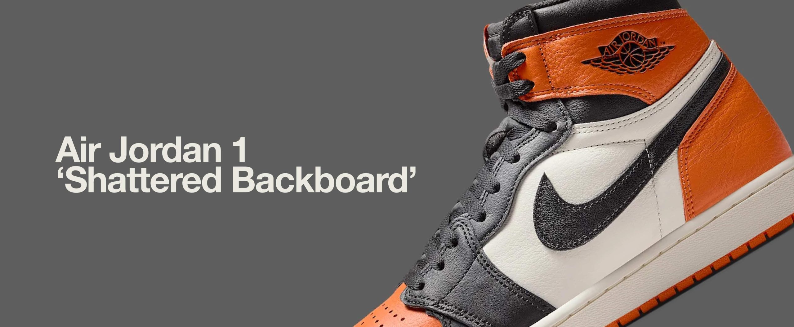 Jordan's Air 1 'Shattered Backboard' Celebrates History - size? blog